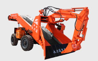 80型輪胎式煤礦扒渣機